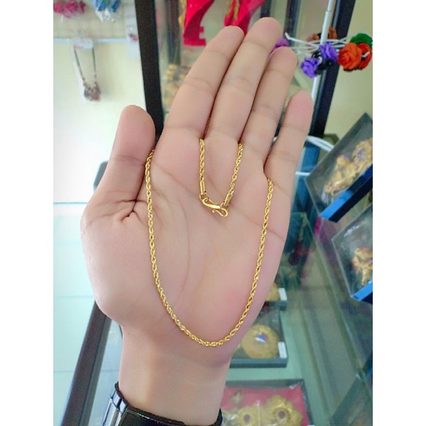 kalung titanium kait s(tambang/ilut)