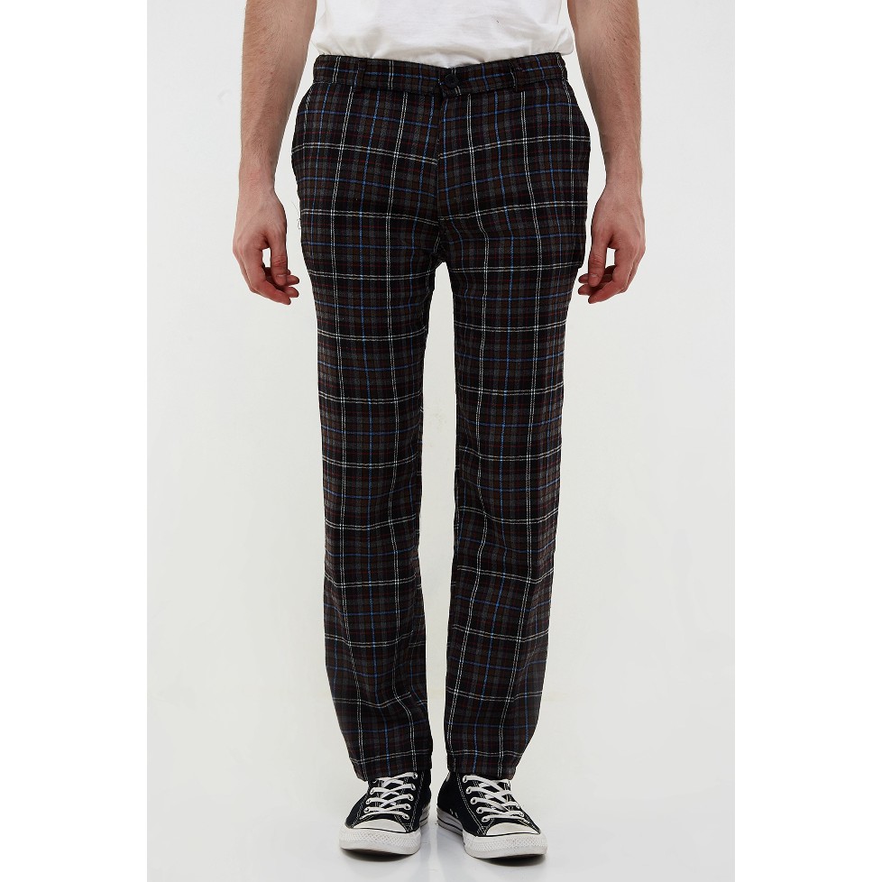 

Erigo Checked Pants Audy Brown