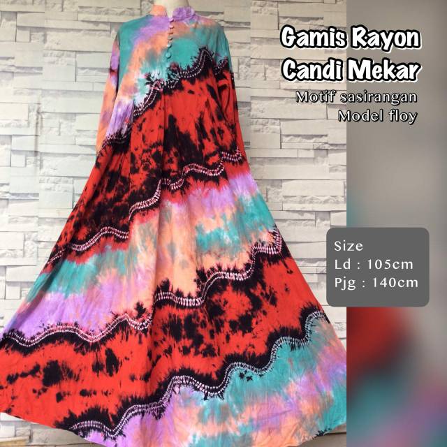 Gamis Rayon Candi Mekar