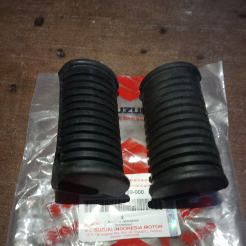 KDM_24 KARET BASTEP DEPAN THUNDER 125 RUBBER STAP DEPAN SUZUKI THUNDER