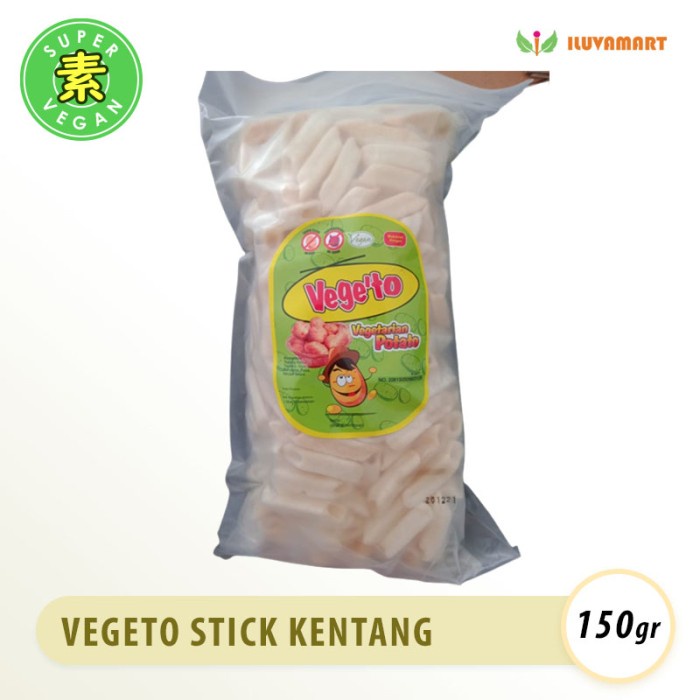 

PROMO Kerupuk STIK KENTANG VEGETO 150gr Snack Kentang Kerupuk Vegetarian