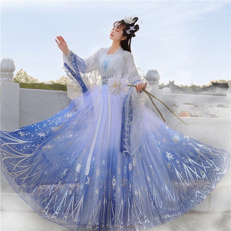 Women's Han Chinese clothing original genuine chest waist-high ruqun summer fairy cabbage full set i