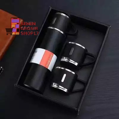 Termos Vacuum Flask Set Sultan Botol Minum Cangkir Premium 500ml