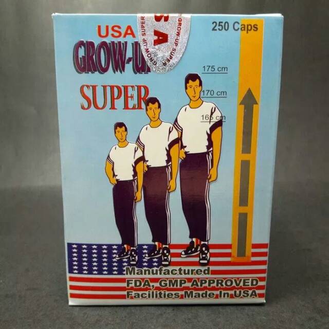 SUPLEMEN PENINGGI BADAN USA GROW-UP SUPER