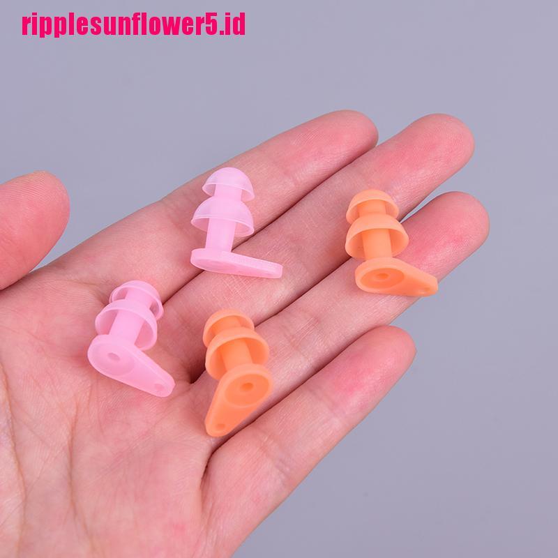 # Kaos T-Shirt Wanita Lengan Pendek Motif Print #1 Pasang Ear Plug Bahan Silikon Anti Air Untuk Air