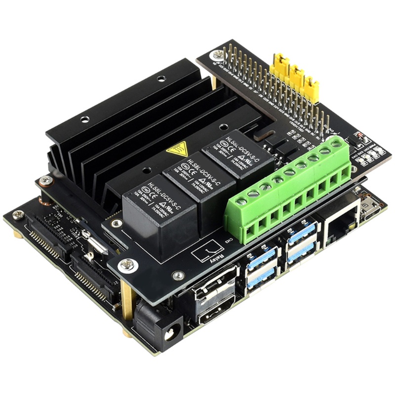 Btsg Papan Ekspanding Kontrol RELAY 3salur Untuk Isolasi Optocoupler RELAY JETSON NANO 3-CH Dengan Kop GPIO Untuk Jet