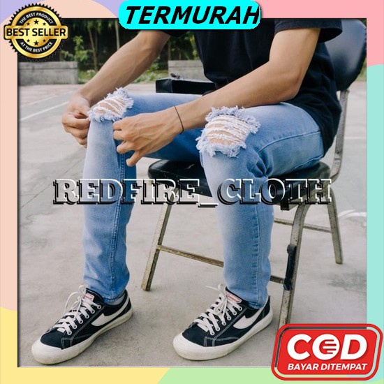 Celana Jeans Jins Jens Pria Panjang Standar Hitam Pekat Levis 505 Orig Celana Jeans Pria Robek Destr