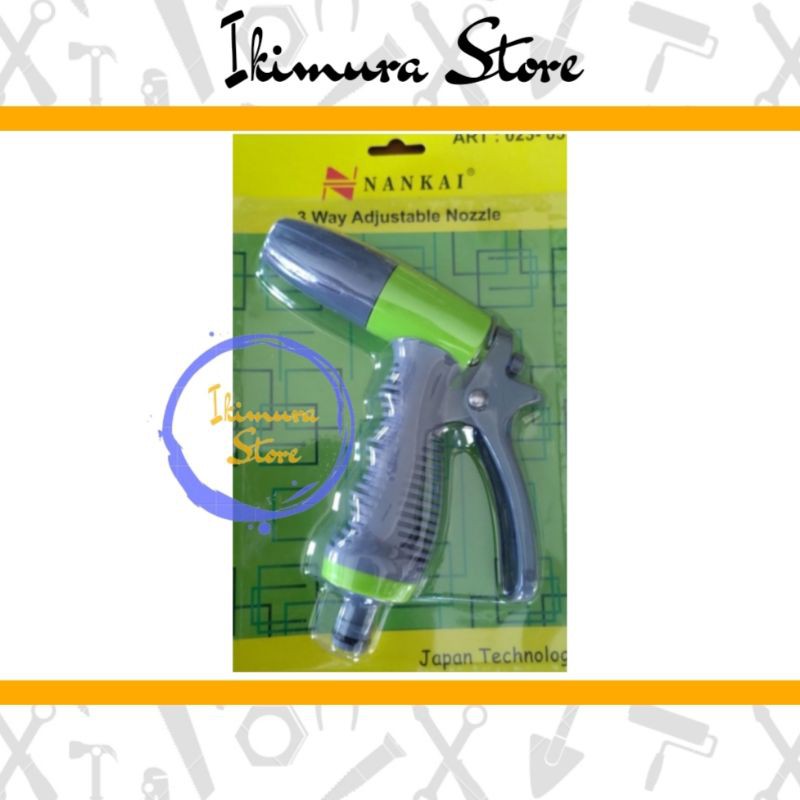 Semprotan Air 3 Way Adjustable Nozzle PVC Nankai
