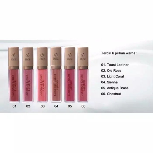 INEZ LUSCIOUS LIQUID LIPSTICK 6 Gr @MJ