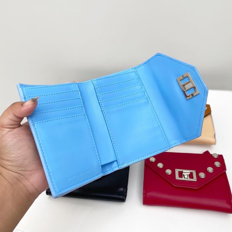 Studded Small Wallet