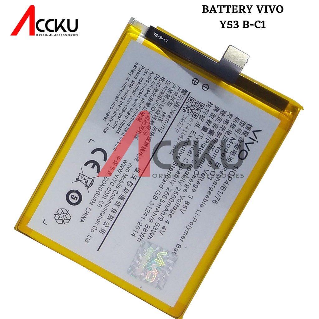 BATERAI BATTERY VIVO Y53 BK-B- C1 ORIGINAL