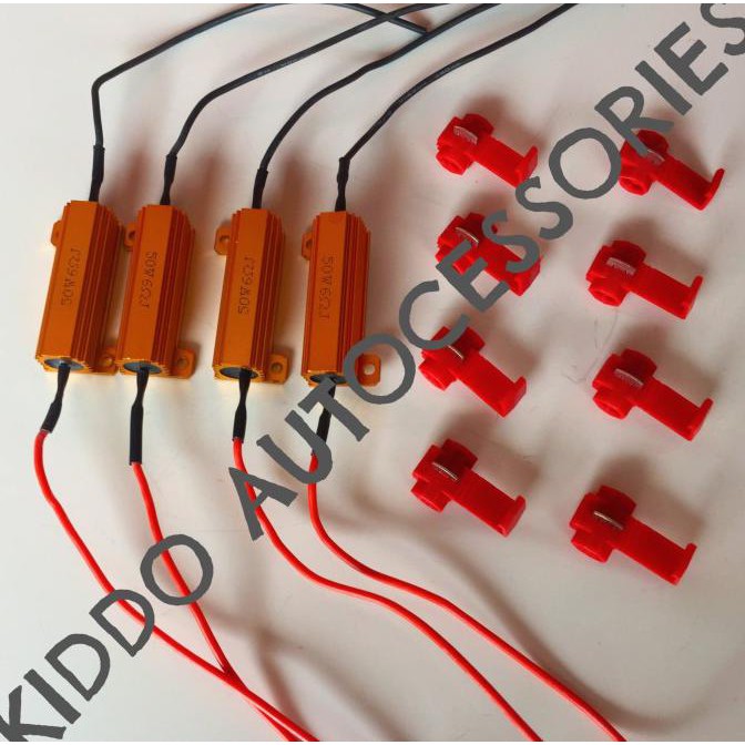 RESISTOR FLASHER LAMPU LED SEIN MOBIL KEDIP CEPAT JADI NORMAL PROMO