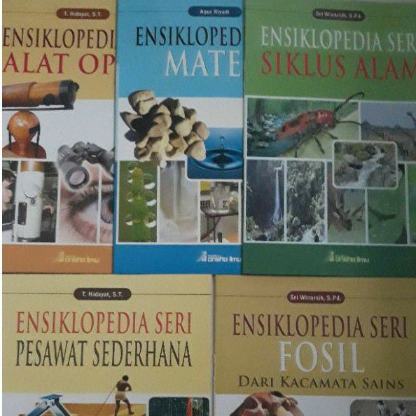 Jual Mini Ensiklopedia Seri Materi, Fosil Dll, Total Ada 8 Judul ...