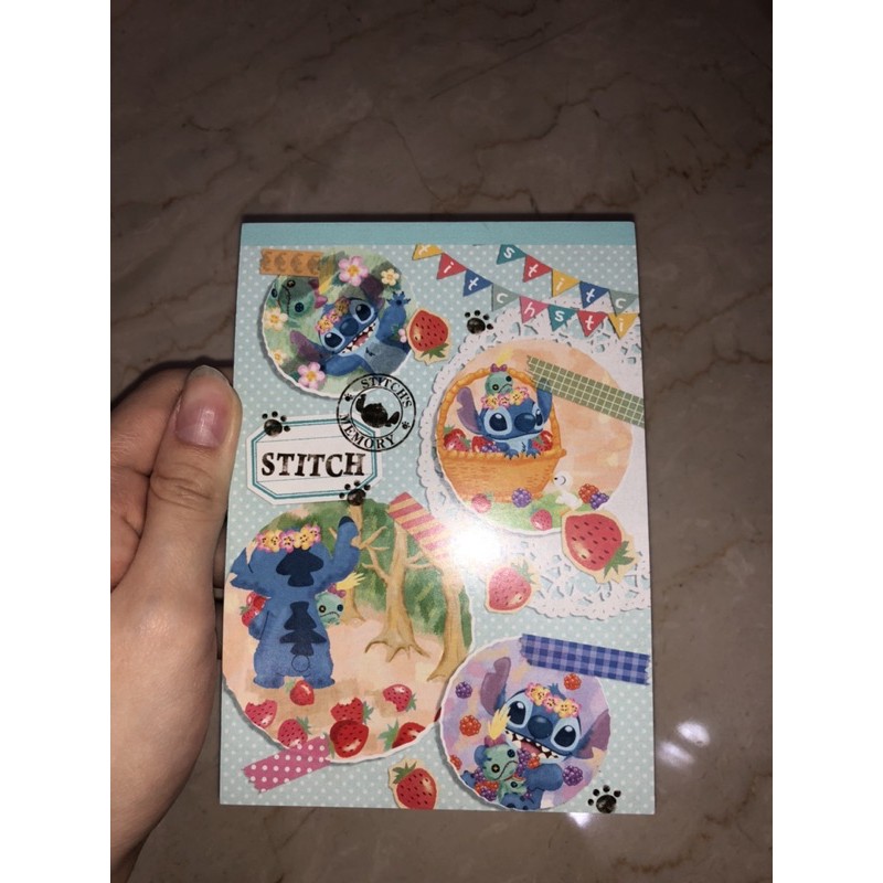 

DISNEY STITCH MEMO NOTEPAD/NOTEBOOK MULTI DESIGN PAGES