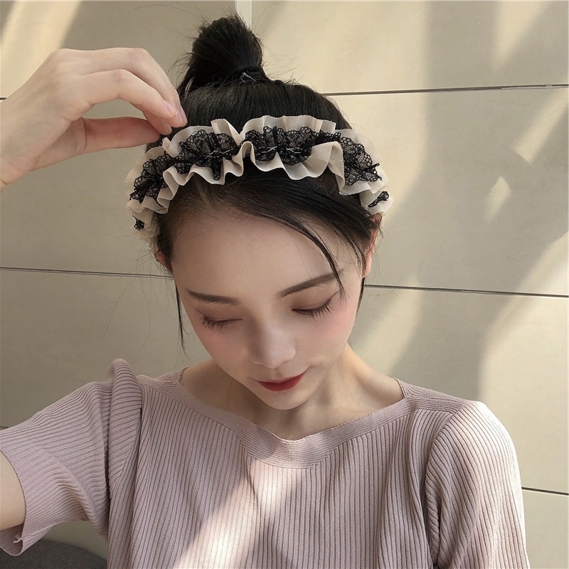 bando-104 Women Girls Cross Bee Hairband Hair Band Female Sweet Patchwork