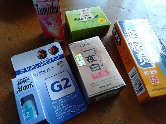 (green Plus Biru) Super Green Plus Obat Gatal Dan Alergi Tanpa Original