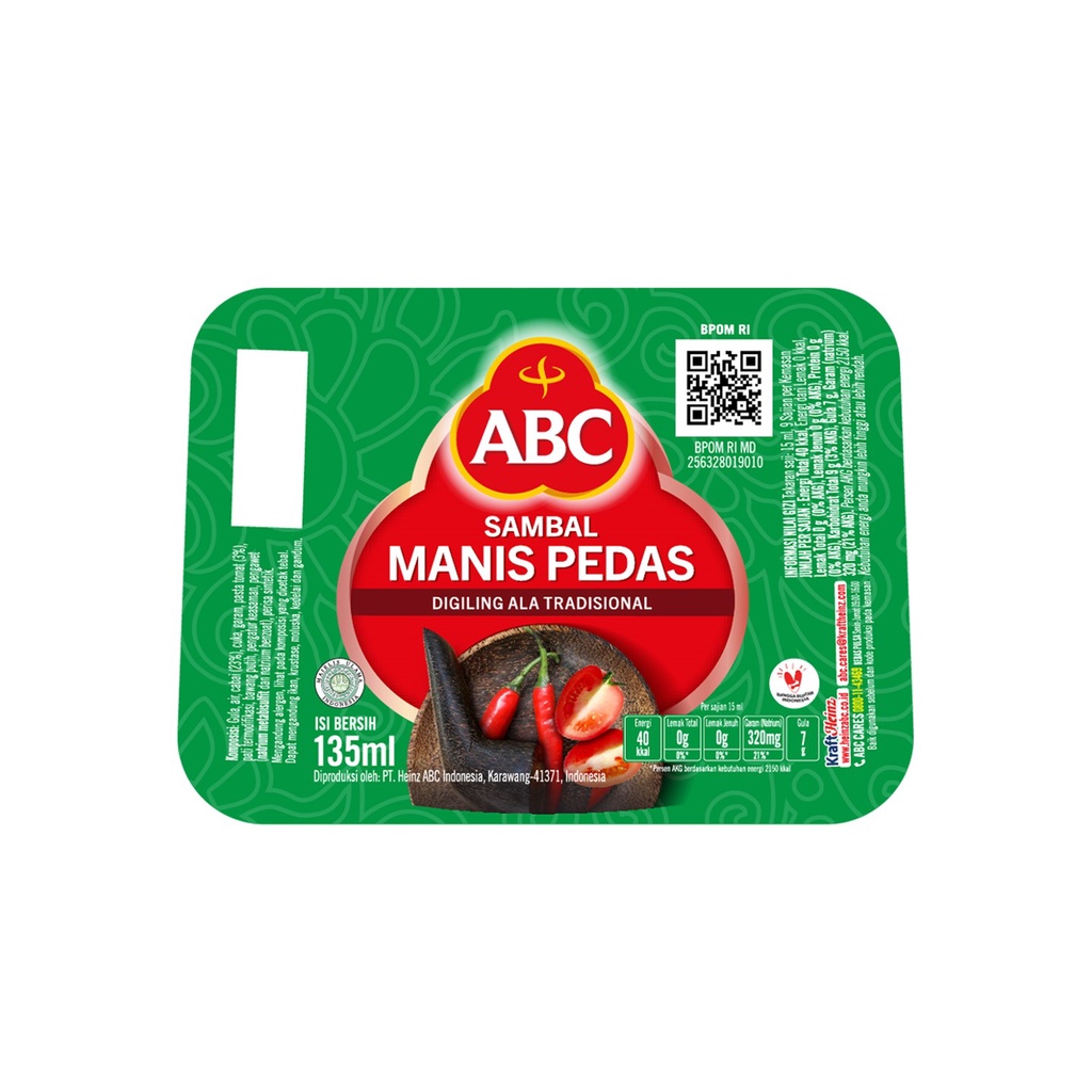 ABC Saus Sambal Manis Pedas 135 ml x 2 pcs