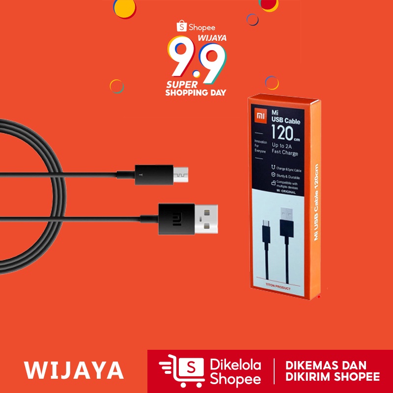 Xiaomi Mi Kabel Data Micro USB Titon Product Ori