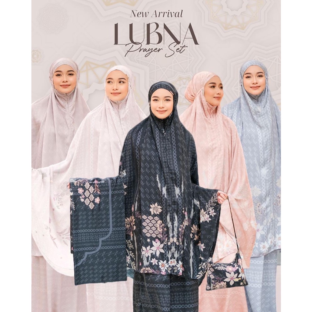 SKYSHOHIJAB-MUKENA MYLADY SERIES LUBNA /MUKENA PRAYER SET 3IN1//MUKENA COUPLE DEWASA DAN ANAK//MUKEN