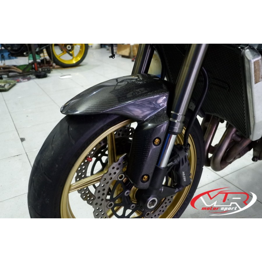 spakbor depan carbon zx6r zx636 z800 z1000 original by kabon