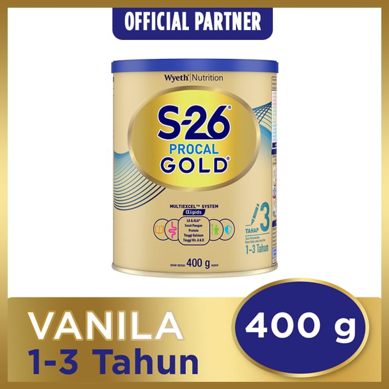 S-26 Procal Gold Tahap 3 400gr Vanilla