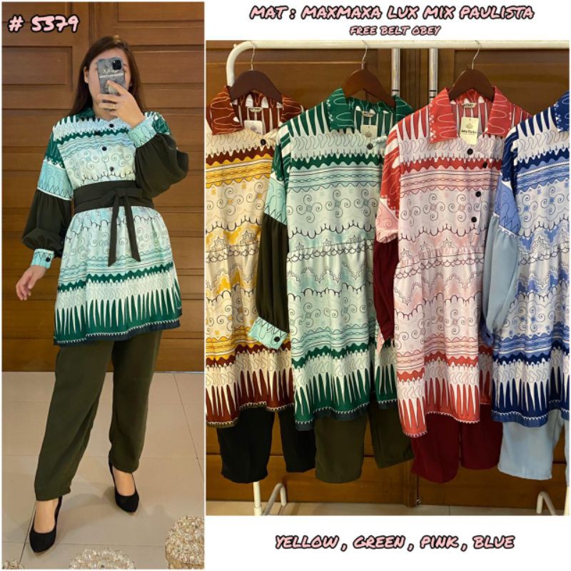 [NEW] PREMIUM MUTEKI 5379 SETELAN CELANA MAXMARA UNIK