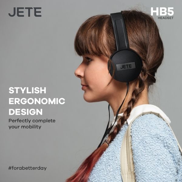 Bundling Headphone JETE HB5 + Mousepad JETE 01 - Garansi 2 Tahun