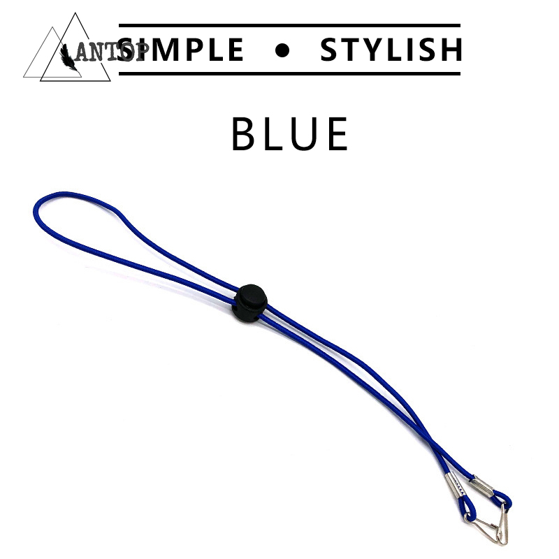 Masker Kalung Kacamata Lanyard Kacamata Tali Kacamata Rantai Anti-hilang Masker Tali Pemegang Pria Tali Leher Tali Warna-warni untuk Wanita Masker Pemegang Rantai Hitam / biru ANTOP