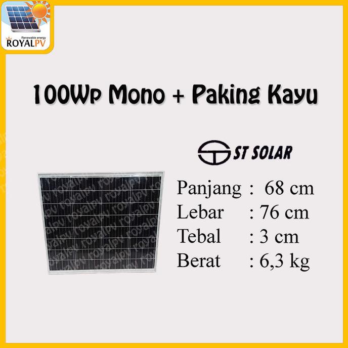 Panel surya 100wp solar panel 100wp solar cell 100wp MONO