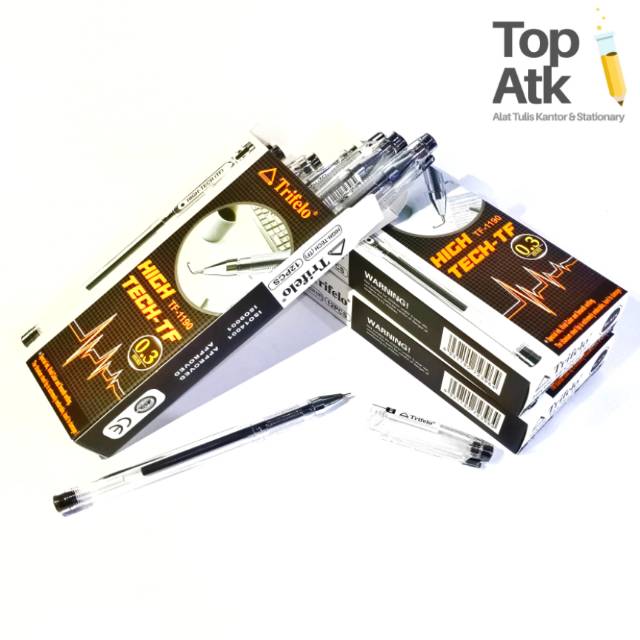 

Bolpen High Tech TF Trifelo Gel 0.3 Hi-Tech Bolpoin Ballpoint Pulpen Ballpen Pena