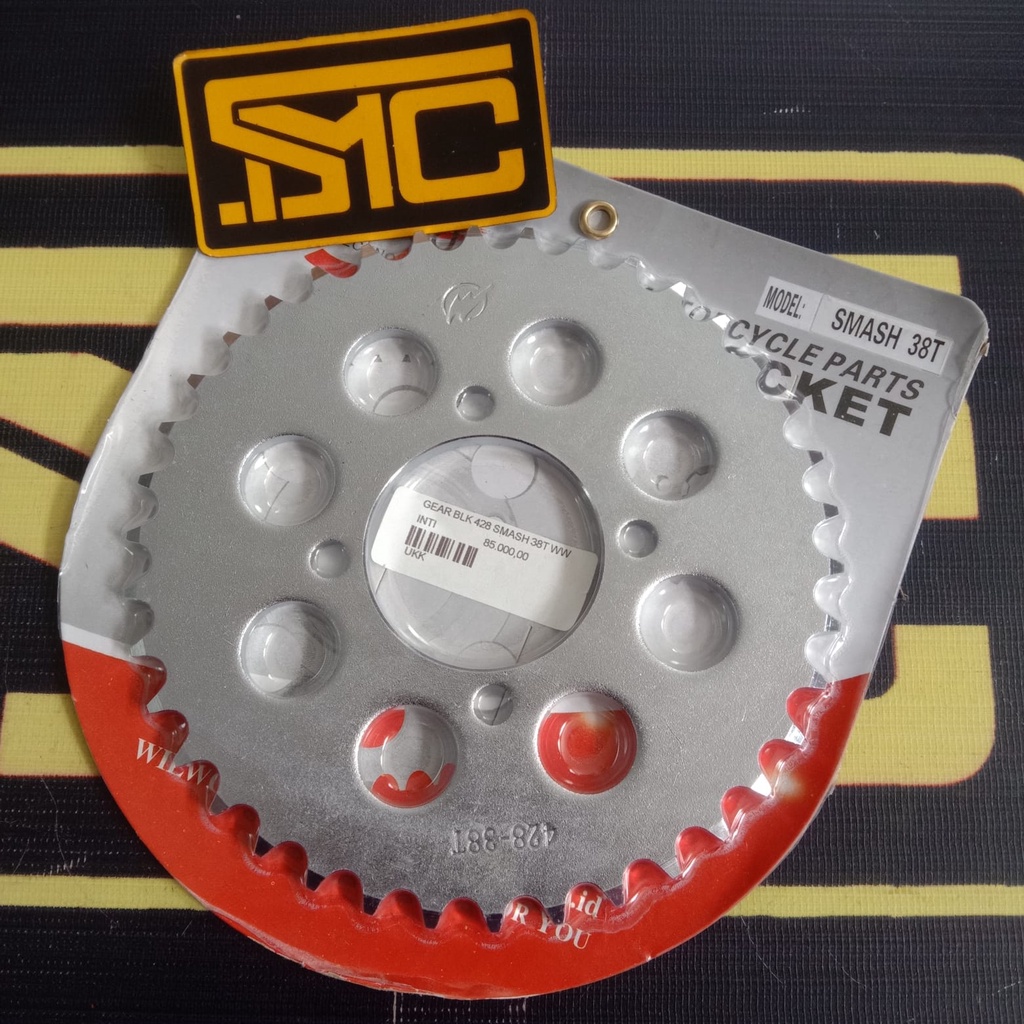 Rear Sprocket / Gear Belakang 428-38T Suzuki Smash / Shogun Wilwood