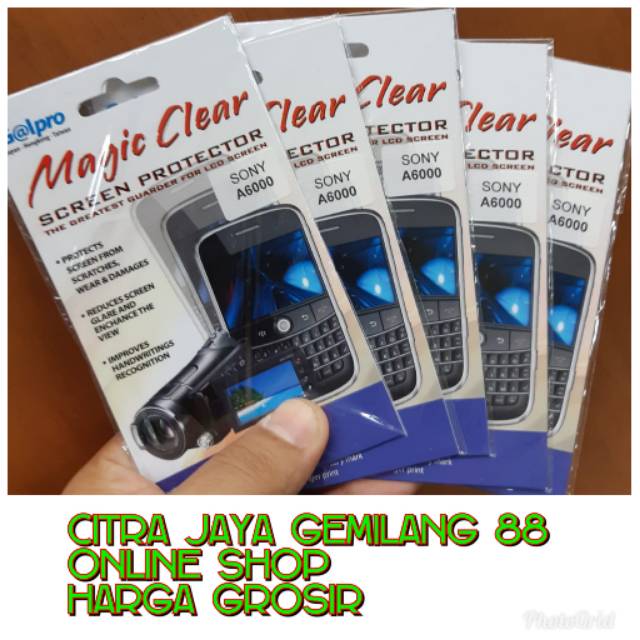 ANTI GORES CAMERA SONY A6000