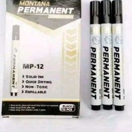 

(12 pcs) Spidol Montana Permanent MP-12