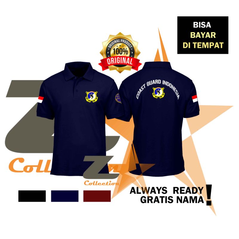 KAOS POLO COAST GUARD / KAOS POLO KEMENTERIAN / KAOS DISHUB