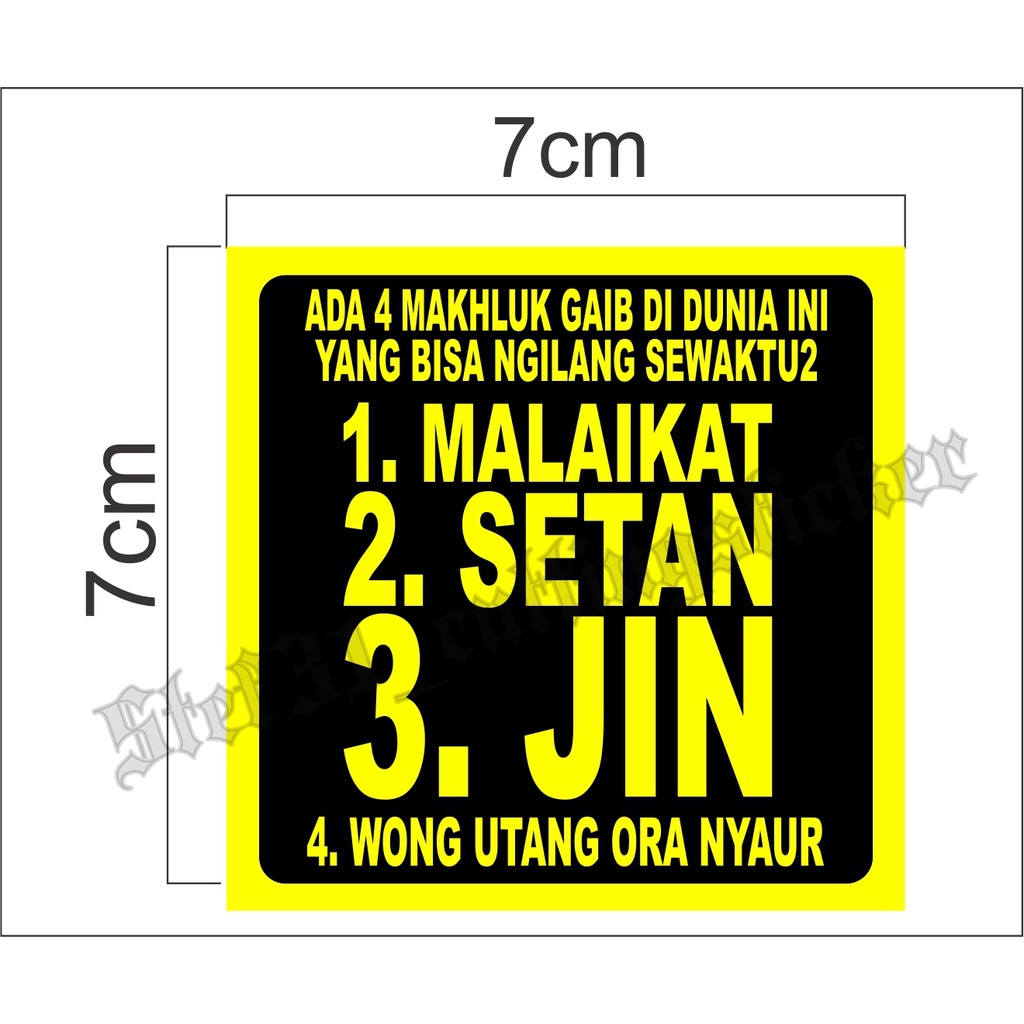 

Sticker printing kata-kata lucu