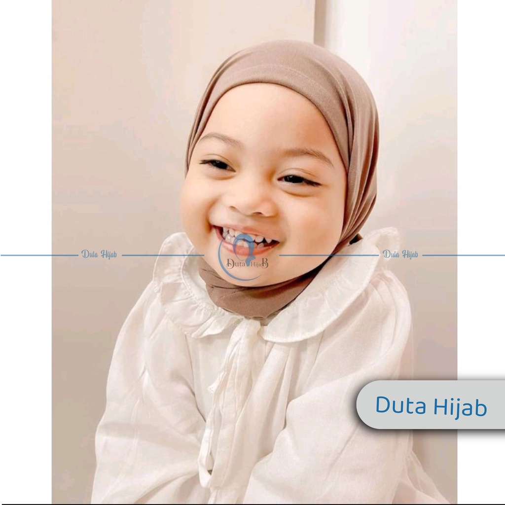 Hijab Segitiga Instan Anak Jersey / Kerudung CAMILA anak Pashtan Anak Hijab Camila/ Pastan Almeera