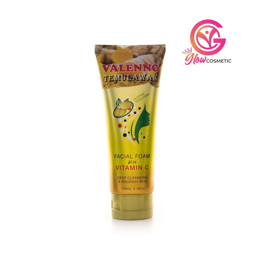 VALENNO TEMULAWAK FACIAL FOAM WITH VITAMIN C