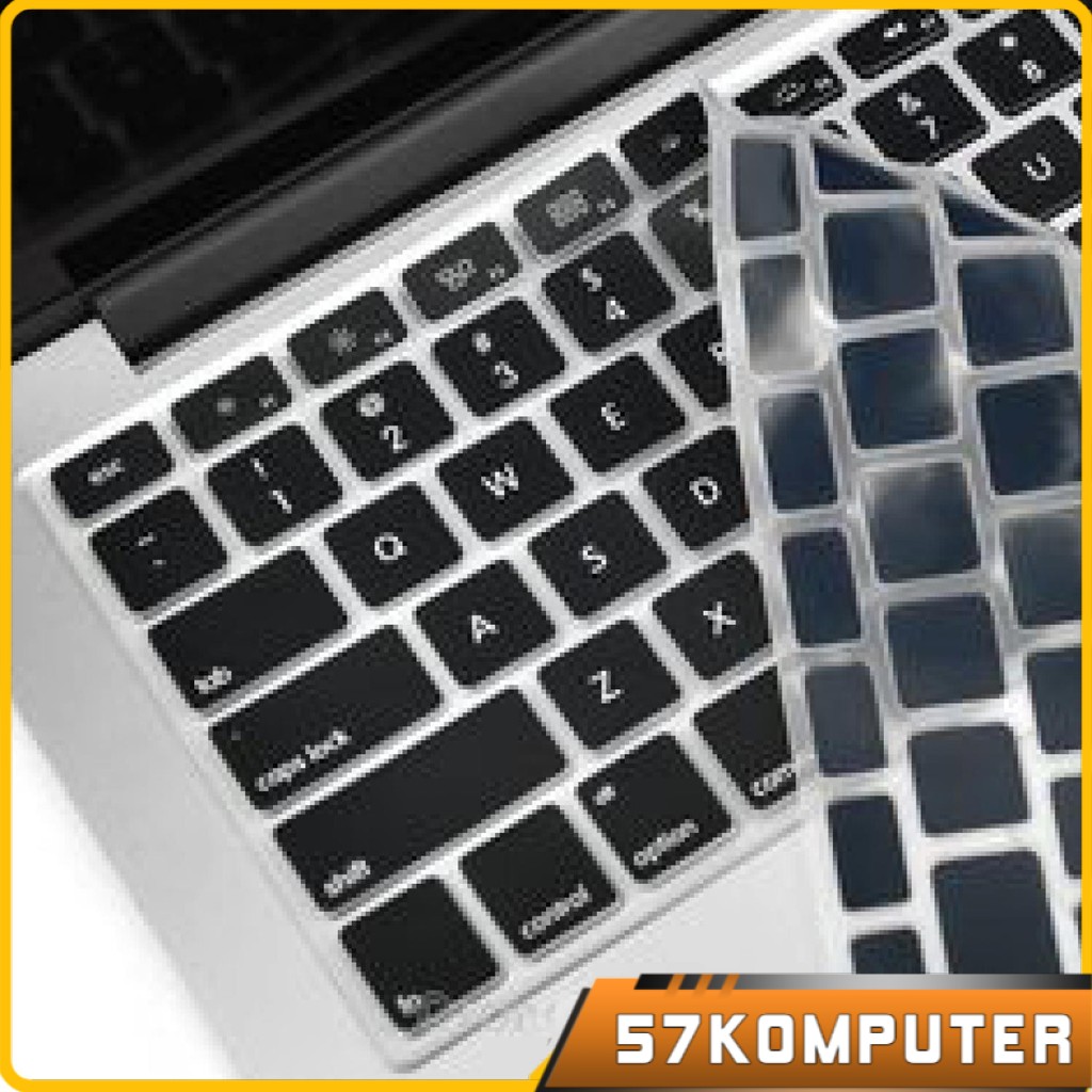 PELINDUNG KEYBOARD 12 IN Silicone Cover Protector Skin for Macbook 12 Inch / New Macbook 2015 Hitam