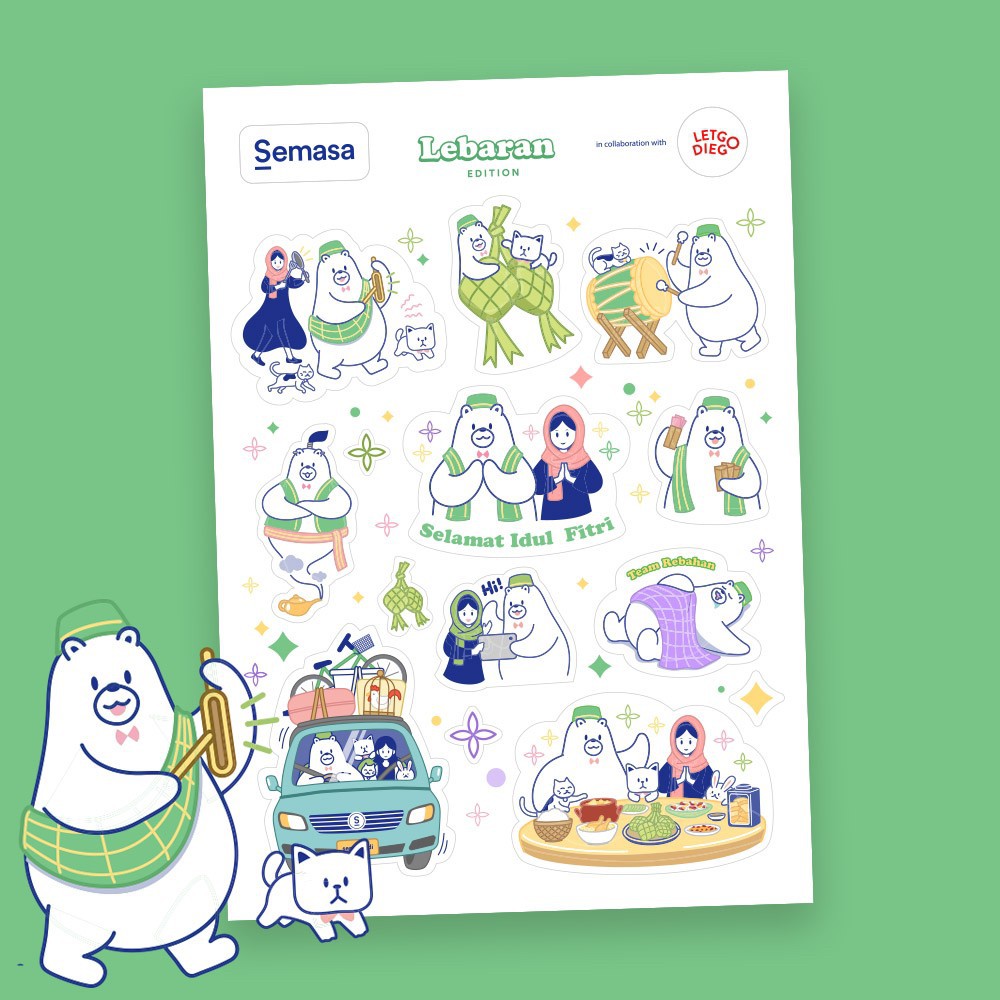 

Stickers Vinyl SEMSA Lebaran Edition
