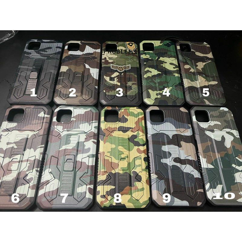 ALUMOR STAND ARMY CASE NEW OPPO F9 A12 A7 A5S