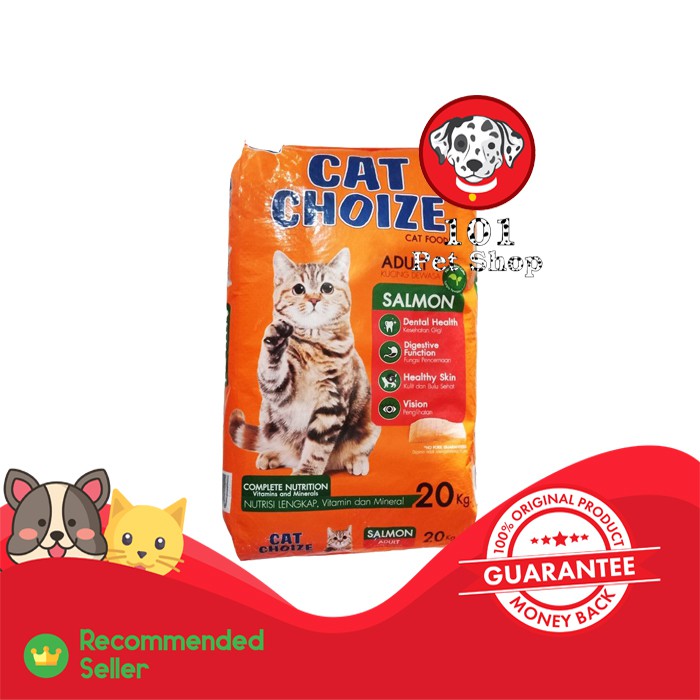 MAKANAN KUCING CAT CHOIZE SALMON 20KG (GOSEND ATAU GRAB)