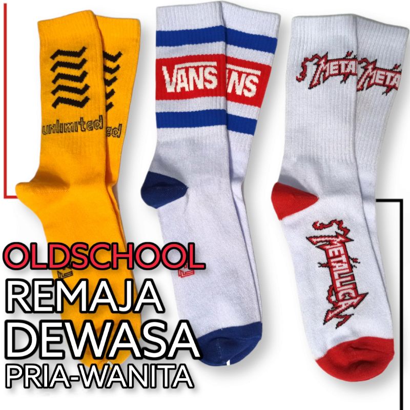 Kaos Kaki Oldschool/Kaos Kaki Skate Oldschool/Kaos Kaki Motif Oldschool/Kaos Kaki Distro/Kaos Kaki