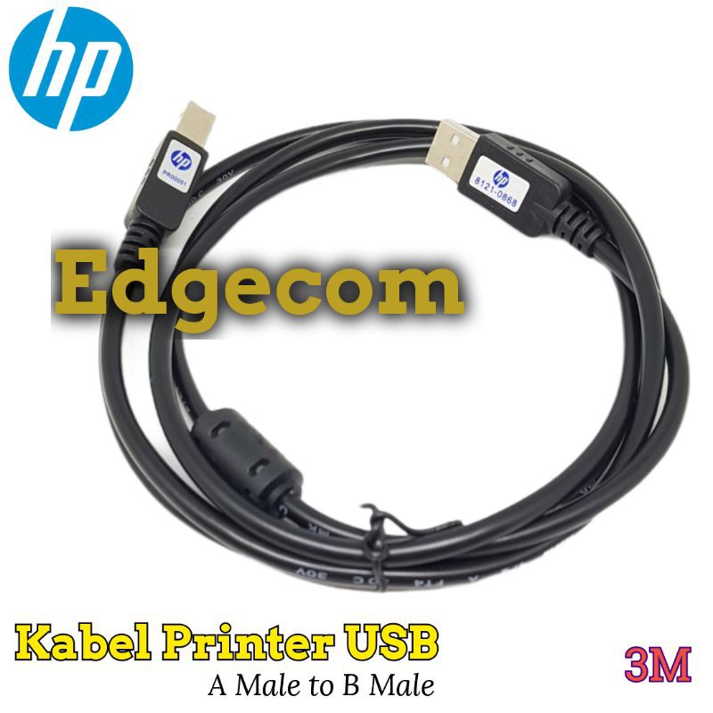 Kabel USB 2.0 Printer 3 Meter HP ORIGINAL