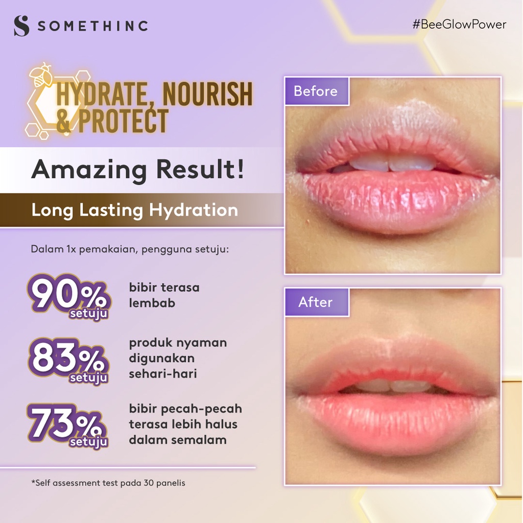 ★ BB ★ SOMETHINC Bee Power Propolis Glow Lip Serum - Serum Bibir