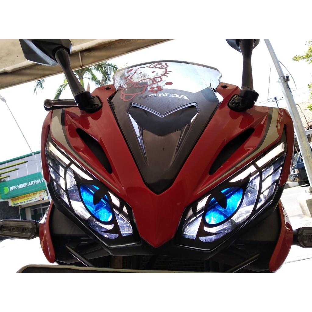 Sticker Variasi Mata Elang Lampu Depan Headlamp Motor Cbr 150 New