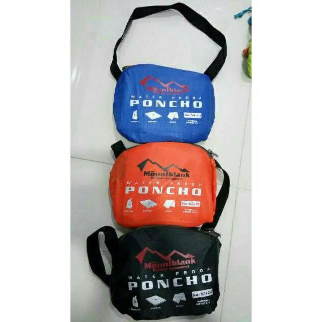 Jas Hujan Gunung Motor Touring Ponco Mountblank CJH06 NOT Rosida Sun Flower Raincoat Axioo Plastik