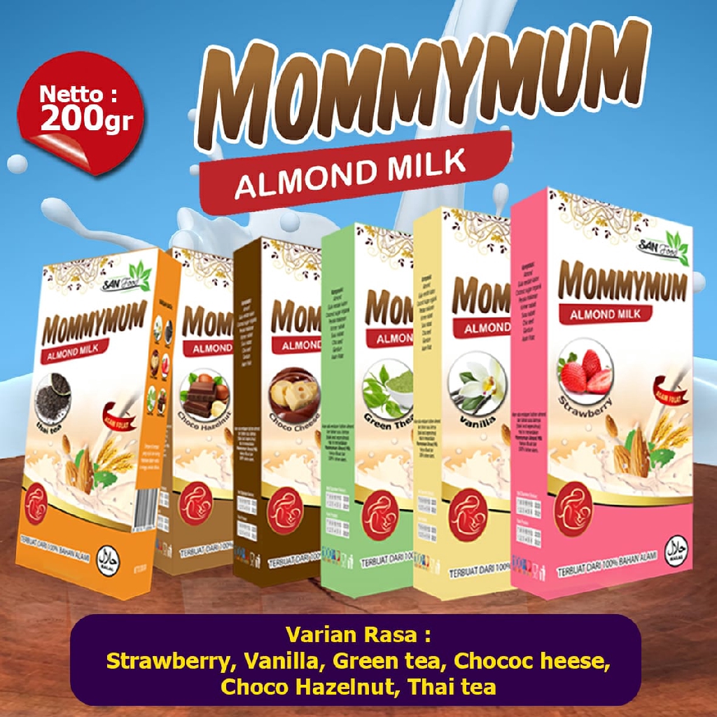 Mommymum Almond Milk Asi Booster Susu Almond Untuk Ibu Menyusui Shopee Indonesia 8054