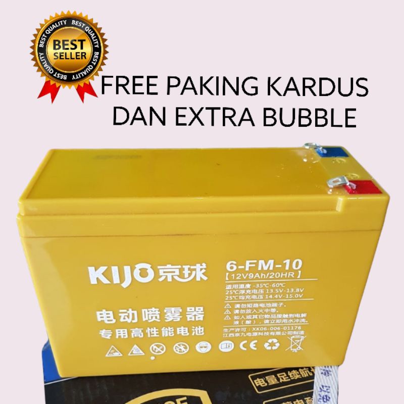 Neo Aki kering Tangki Elektrik Kijo 12V 9AH Original Accu Baterai Electric Battery Knapsack Sprayer