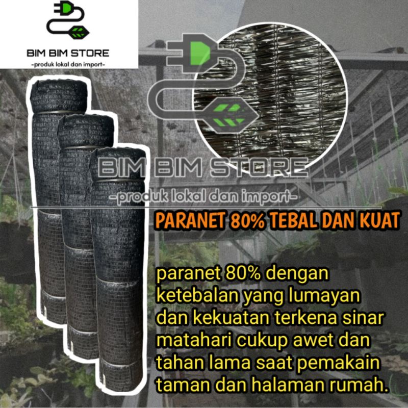 [PROMO] paranet 80% (ECERAN) lebar 3m kuat dan tebal