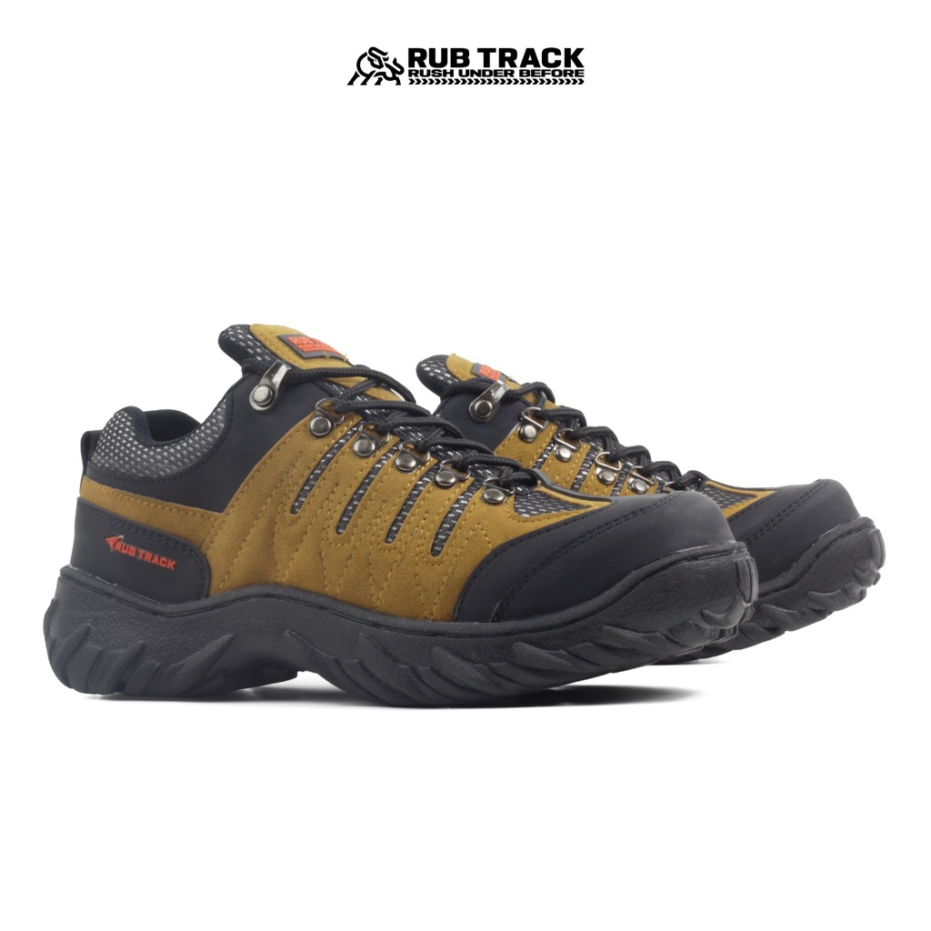 RUBICON DIENG SEPATU GUNUNG SAFETY BOOTS PRIA TRACKING HIKING PREMIUM QUALITY SAFETY UJUNG BESI